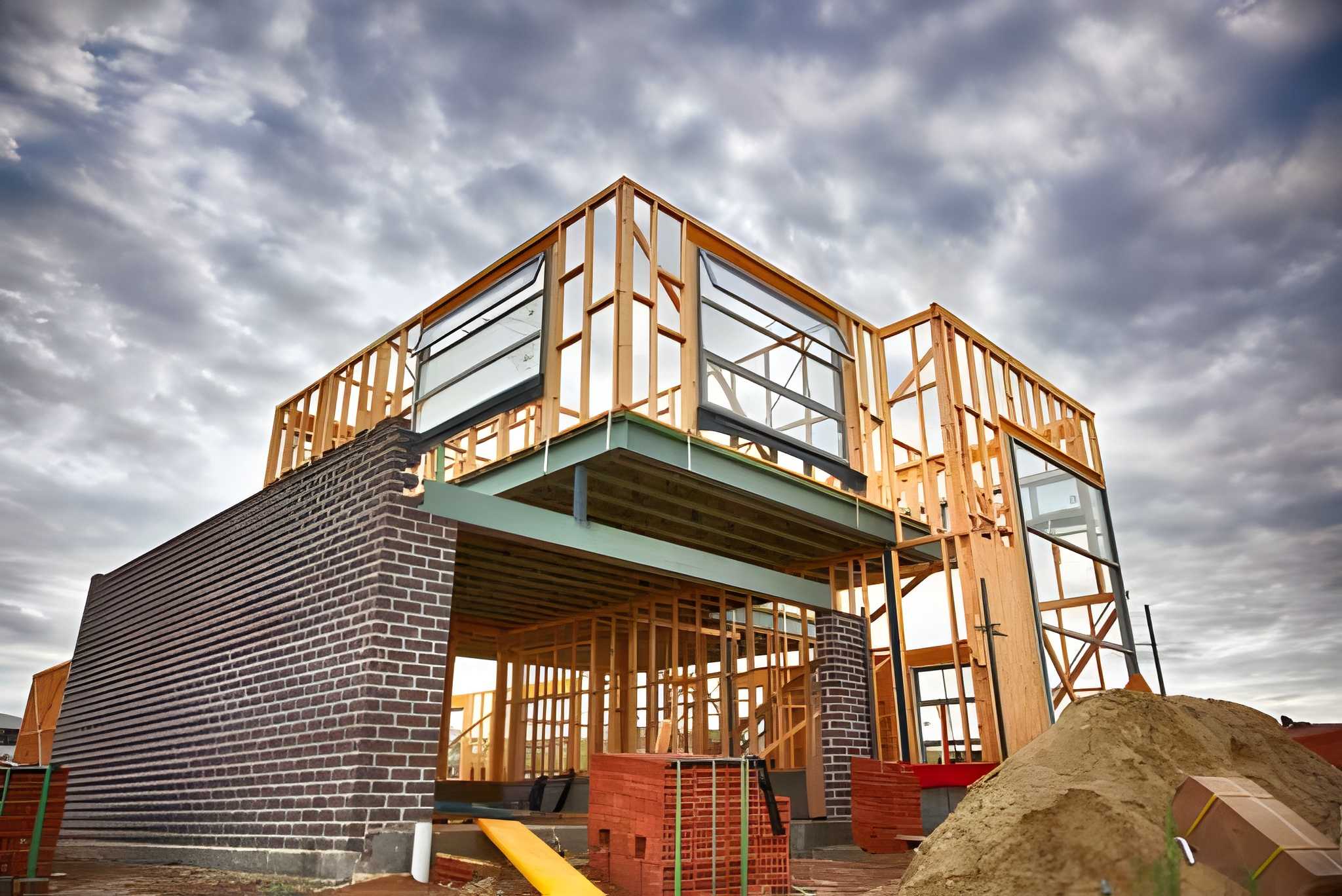 Modern two-story home by LJH Construction